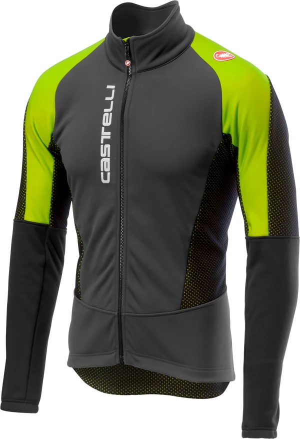 Castelli Mortirolo V Gray-yellow Jacket