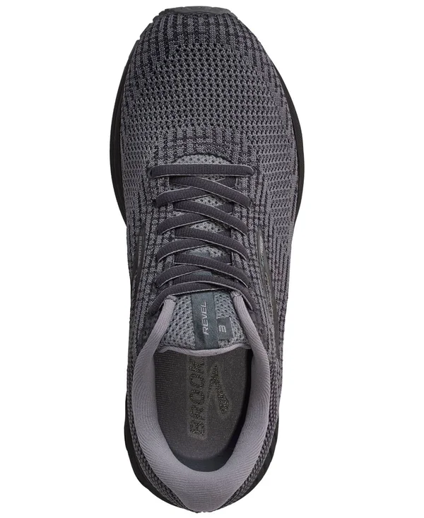 Brooks Men's Revel 3 Running Shoes - Size: 9.5 D, Black