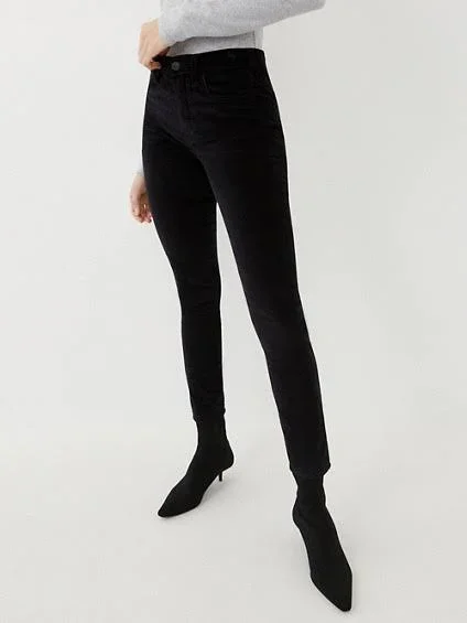 Women's Jennie Velvet Jean - Black, Size 29, True Religion