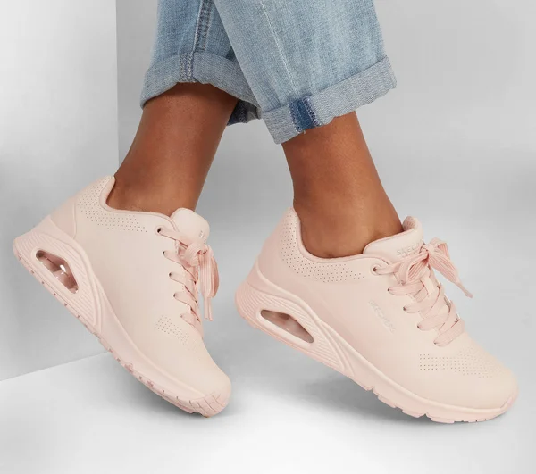 Skechers Street Women's Uno Frosty Kicks Sneaker Light Pink 10