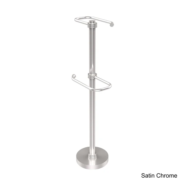 Allied Brass Free Standing Two Roll Toilet Tissue Stand - Venetian Bronze