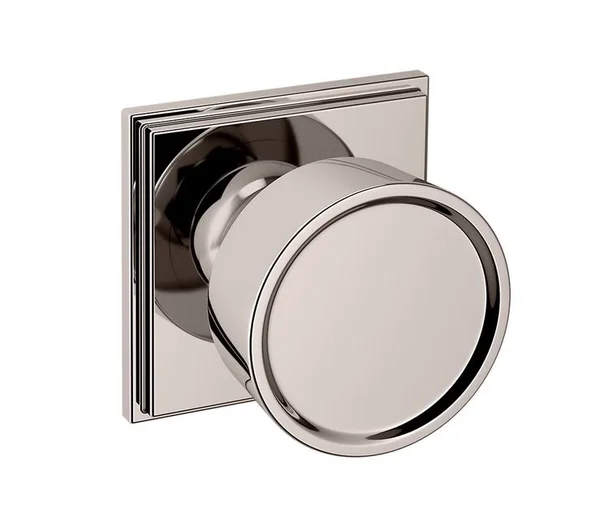 Baldwin K008.PRIV Hollywood Hills K008 Privacy Door Knob Set - Nickel, Silver
