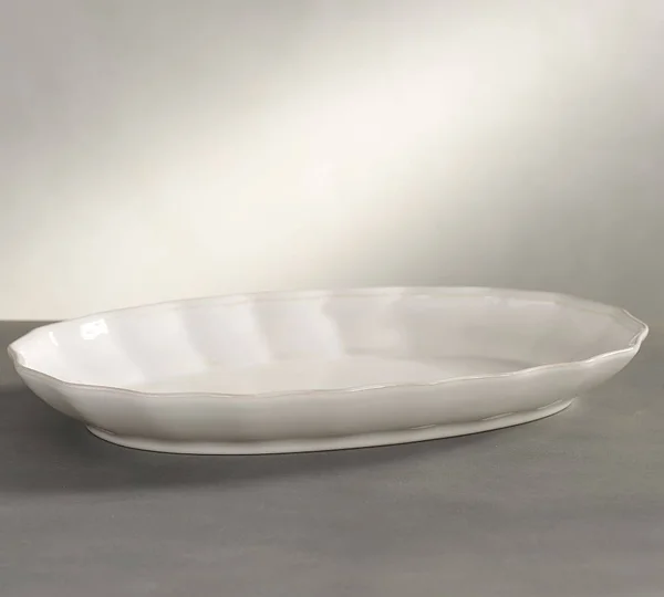 Charlotte Oval Platter, White - Serving Platters - Serveware