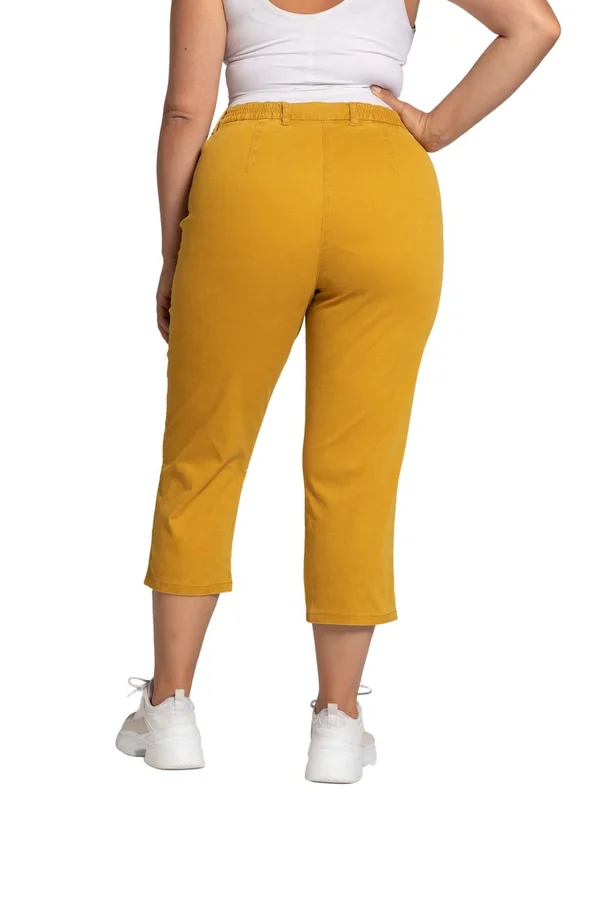 Plus Size Business Pants - Woman, Orange, Size: 32, Cotton, Ulla Popken
