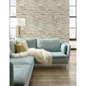 York Wallcoverings RN1040 Modern Rustic Travertine Wallpaper