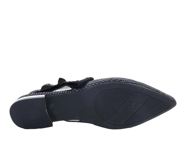 Bellini Women's Flawless Slingback Flat - Size: 10, Black Polyurethane