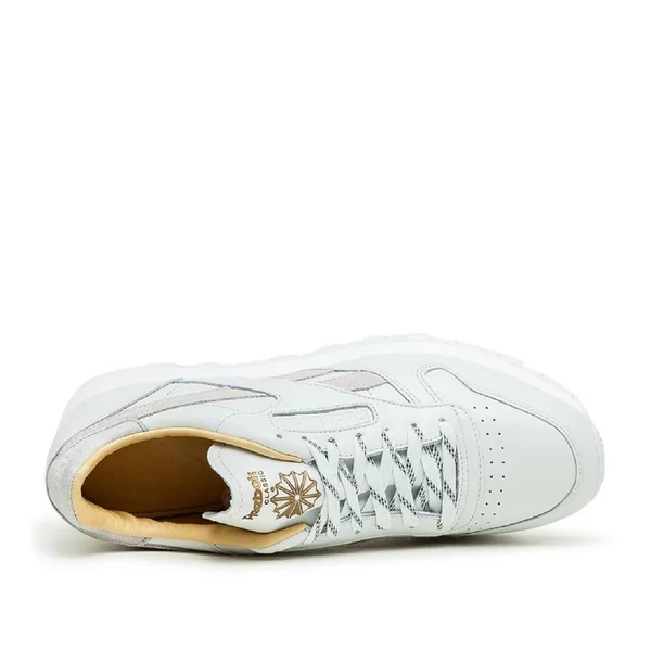 Reebok Classic Leather (White, Gold)
