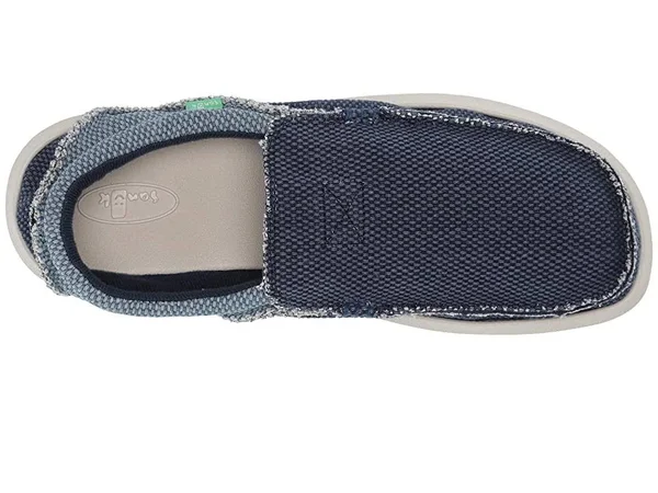 Sanuk Men's Chiba - Size: 6, Navy/Blue Canvas