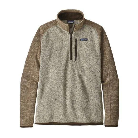Patagonia Men's Better Sweater 1/4 Zip Fleece Bleached Stone/Pale Khaki, L