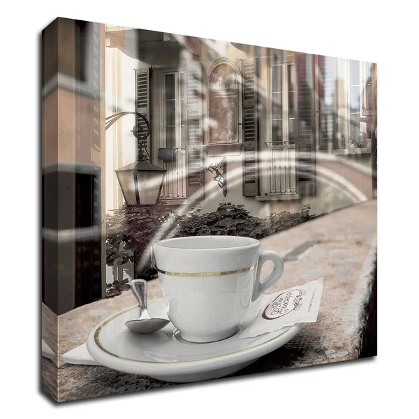 Cafe in Venezia #1 by Alan Blaustein - Print on Canvas, Ready to Hang