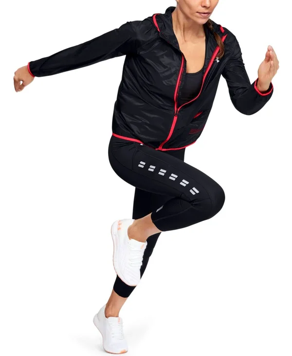 Under Armour Women's Qualifier Storm Packable Jacket - Black - MD