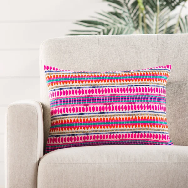 Jaipur Living Cante Striped Multicolor & Ivory Pillow
