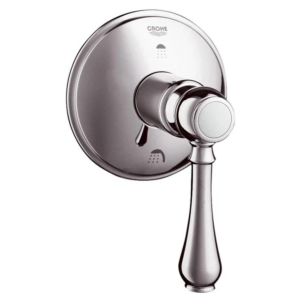 Grohe 19220BE0 Geneva Lever Handle 3 Port Diverter Trim - Polished Nickel
