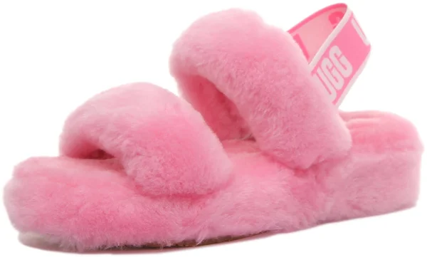 Ugg Women's Oh Yeah Sheepskin Slippers in Sachet Pink - Size 9