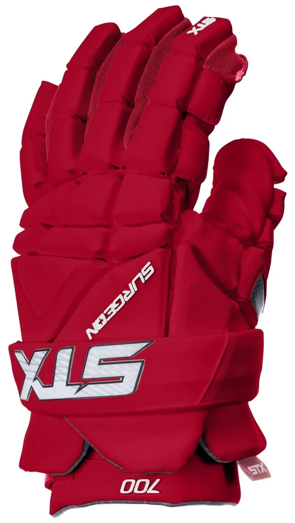 STX Surgeon 700 Lacrosse Gloves 13 inch - Red