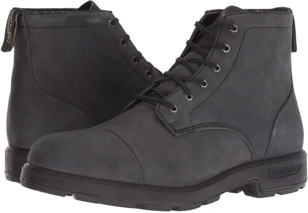 Blundstone Women's 1619 Lace-Up Boot - 6 UK - Rustic Black