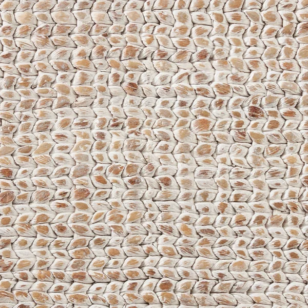 Saro 1053.W1419B Water Hyacinth Woven Table Placemats White - Set of 4
