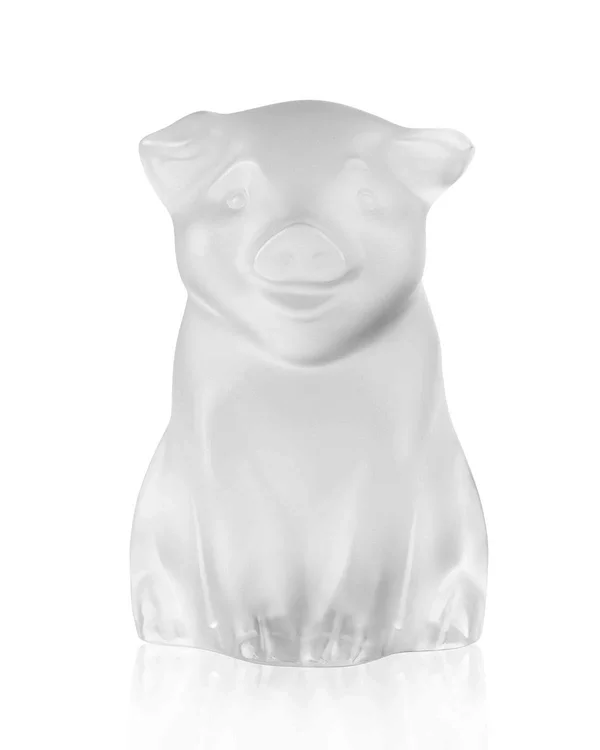 Lalique - Pig Sculpture - Clear
