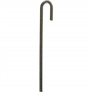 Rebar Ground Stakes - Landscaping - Camping, Irrigation & Trapping J, #4, 18 inch, 50pk, Size: #4 (4/8)