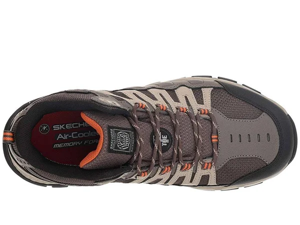 Skechers Men's Work Queznell Steel Toe Waterproof Boot, Light Tan