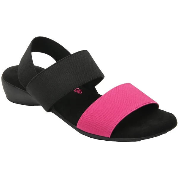 Women's Ros Hommerson Melissa Strappy Sandal, Size: 6, Black
