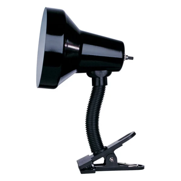 Dainolite Gooseneck Clip-On Lamp - Black DXL16-BK