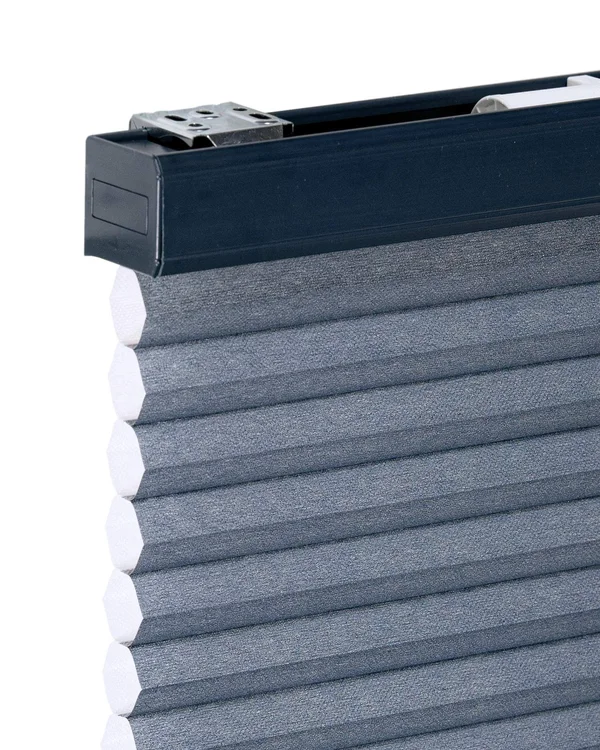 Light Filtering Cordless Honeycomb Cellular Shade - Dark Blue, 38x46