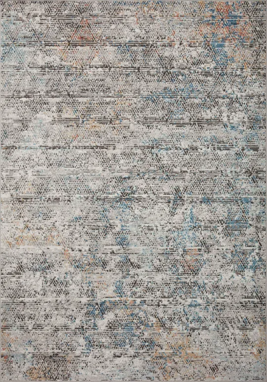 Loloi II Bianca BIA-04 Grey Multi Rug - 2 ft 8 in x 10 ft 6 in