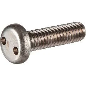 4-40 x 1-7/8x22 Tamper-Proof Security Spanner Machine Screw - Pan Head - 18-8 Stainless Steel - 100 Pk