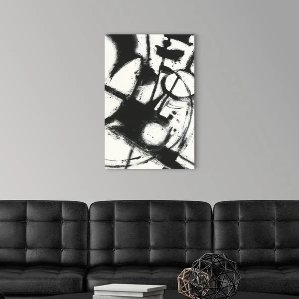 Expression Abstract II White - Canvas Wall Art, 20x30, Great Big Canvas