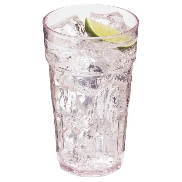 Cambro LDT16152 Lido 16 oz. Clear Plastic Tumbler - 36/Case