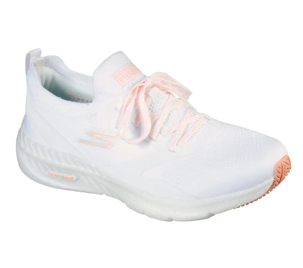 Skechers Women's GOrun Smart Hyper Sneaker - White/Orange