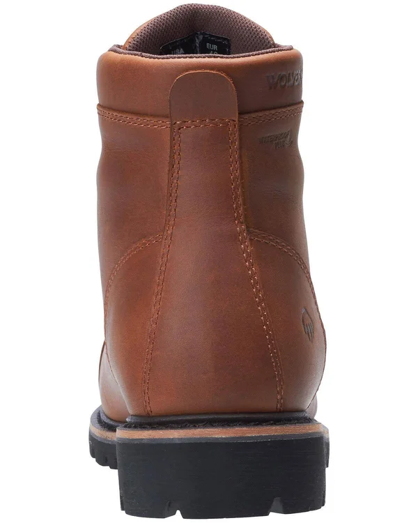 Wolverine 6x22 Journeyman Composite Toe Waterproof Boots - Men's Brown