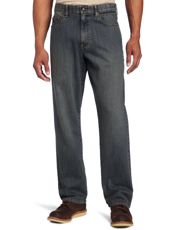 Lee Premium Custom-Fit Loose Straight Jeans Big & Tall Blue