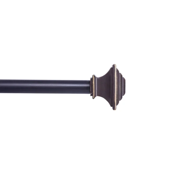 Kenney Fast Fit Easy Install Mission Curtain Rod, Brown