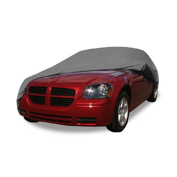 Budge Rain Barrier Station Wagon Cover Fits Wagons Up to 184 Inches Waterproof SRB-1 Polypropylene with Film Gray