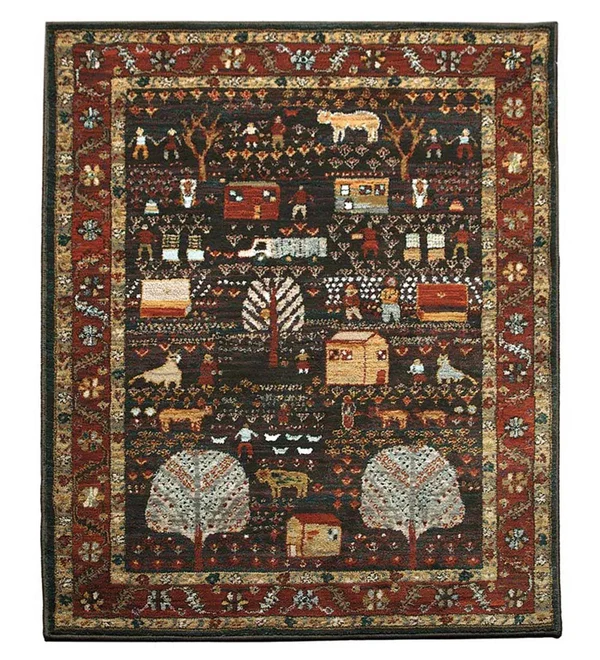 Shaker Village Red Area Rug Plow & Hearth
