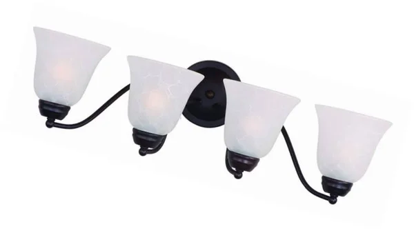 Maxim 2123ICOI Basix 4-Light Bath Vanity, Oil Rubbed Bronze