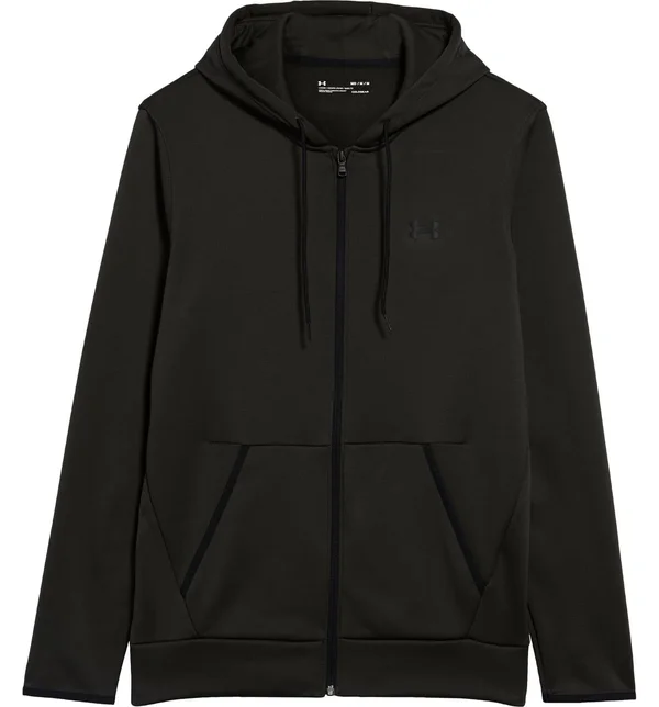 Under Armour Men's Armour Fleece Full Zip Hoodie - Green, XL