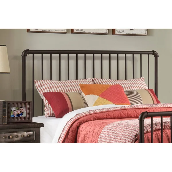 Copper Grove Buchau Duo Panel Queen Headboard - Bronze