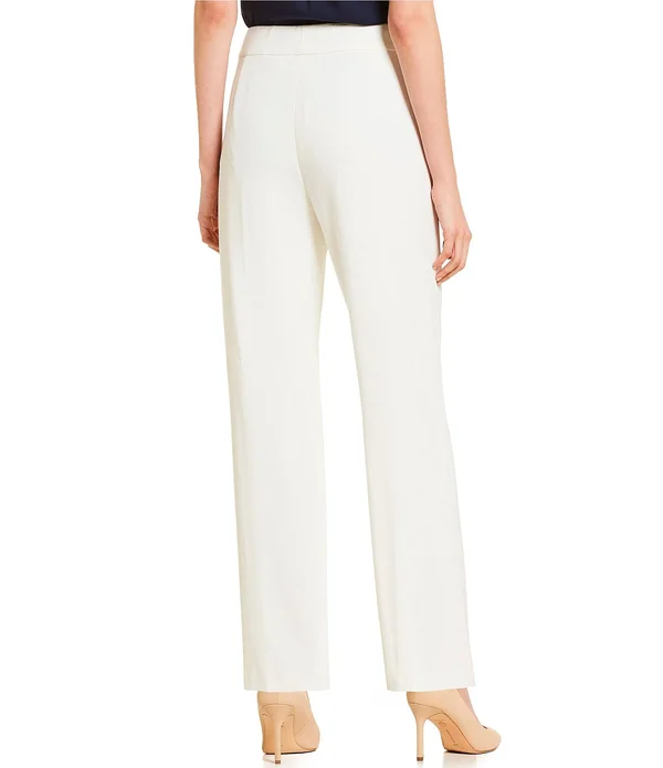 Preston York Flat Front Slim Straight Leg Pant - 18