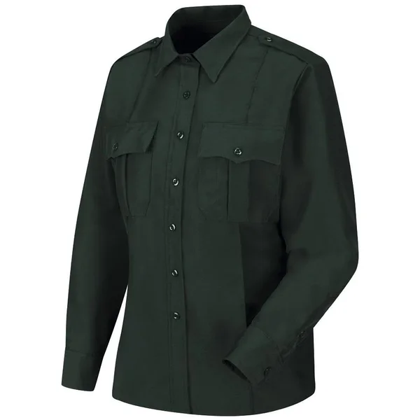 Horace Small Men's Short Sleeve with Zipper Sentry Shirt - Hs1545, Size: SS15, Green