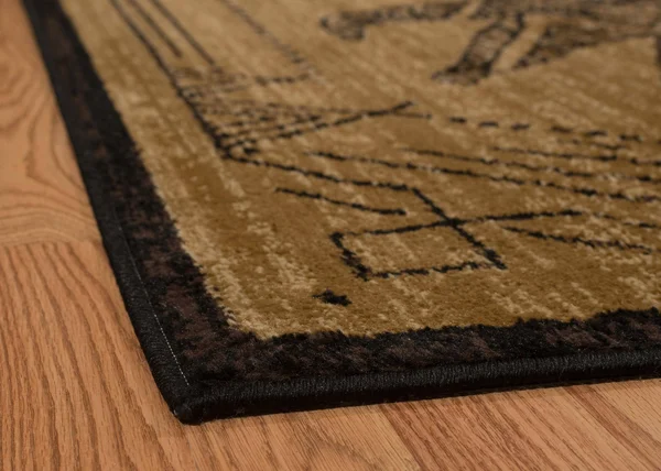 94x22 x 126x22 Gold Polypropylene Oversize Rug