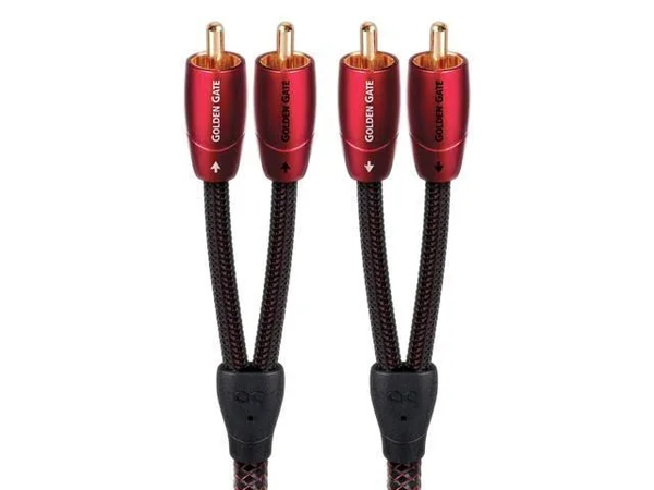 AudioQuest Golden Gate Audio Interconnect 12M (39&5 inch) RCA to RCA