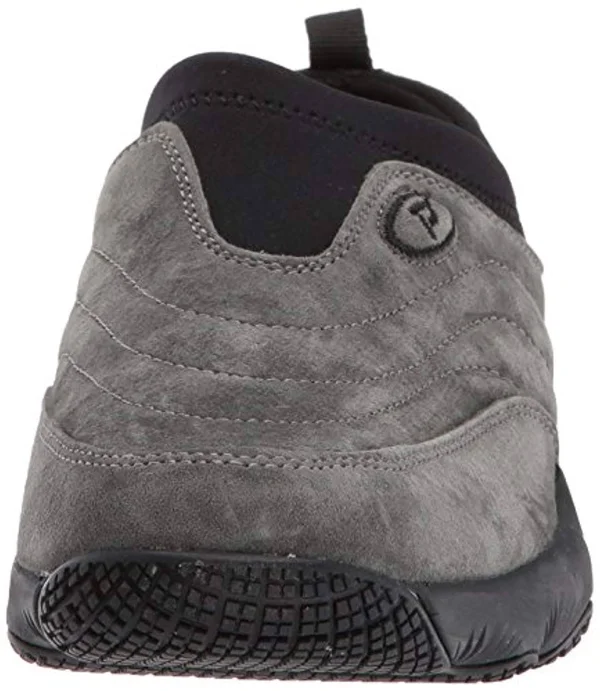 Propet Women's Wash & Wear Slip-On II, Size: 10.5, Pewter Suede