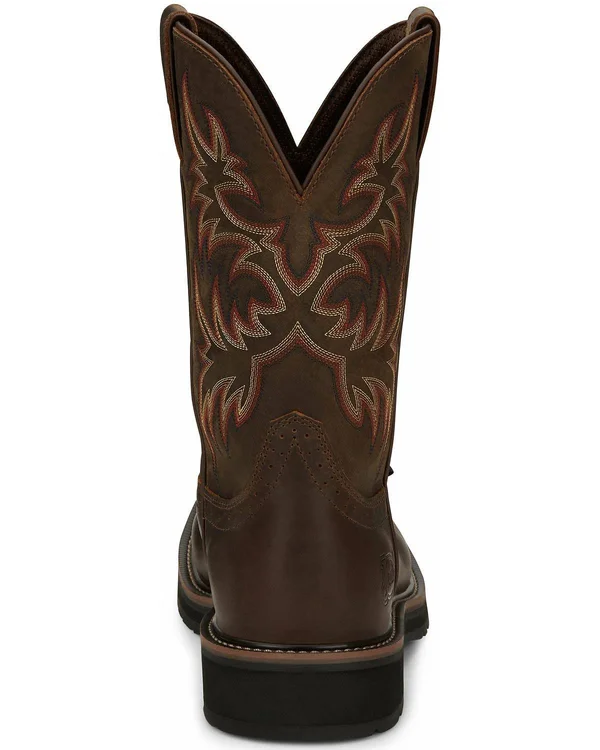 Justin Men's Driller Western Work Boots - Steel Toe