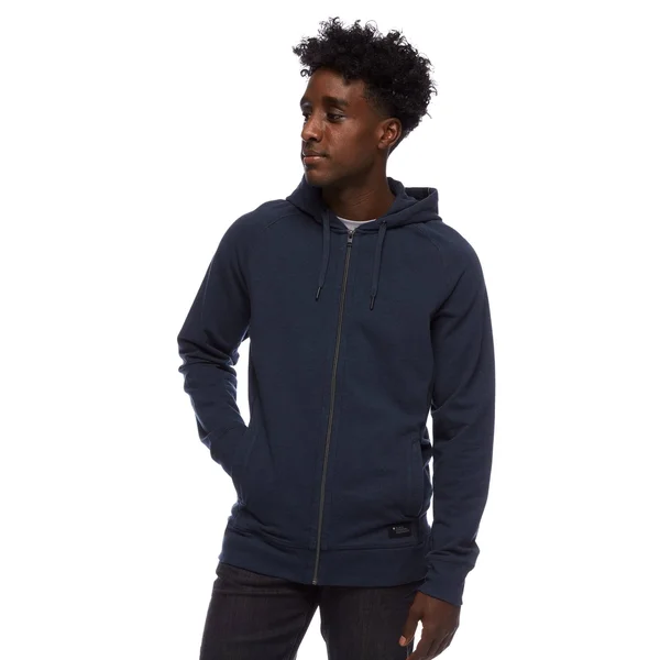 Black Diamond Basis Full Zip Hoody - Men's Eclipse Heather, M