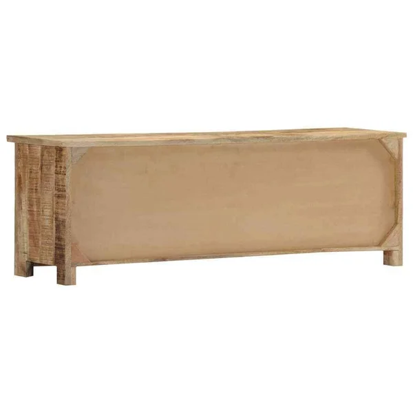 vidaXL TV Cabinet 47.2x22x11.8x22x15.7x22 Solid Mango Wood - 247692