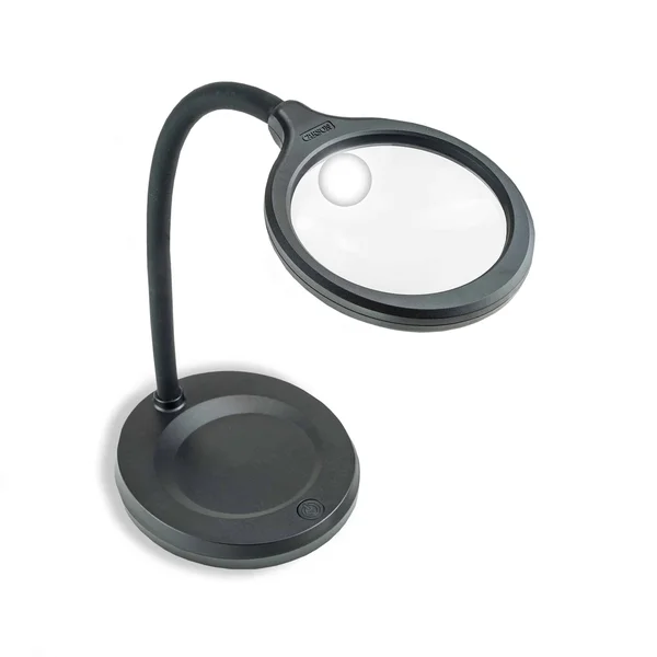 2X LED Magnifier Desk Lamp with 5X Power Spot Lens