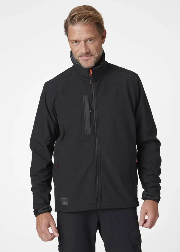Helly Hansen Men's Kensington Softshell Jacket Dark Grey - Large